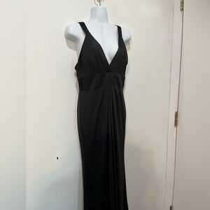 White by Vera Wang Black Evening Gown